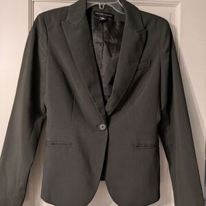 New York Company Women's Lined Olive Green Blazer